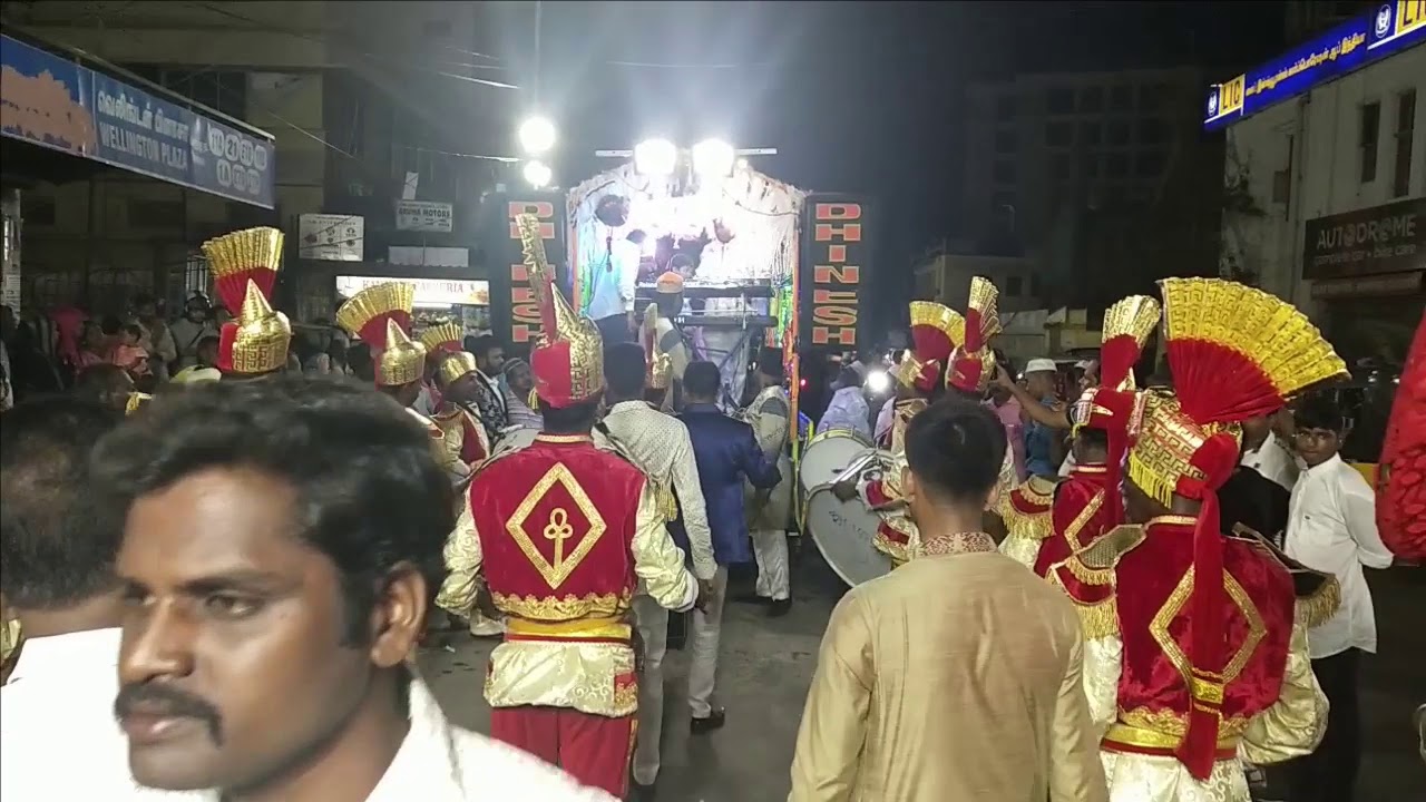 Dhinesh band at mount road darga 21.4.2019