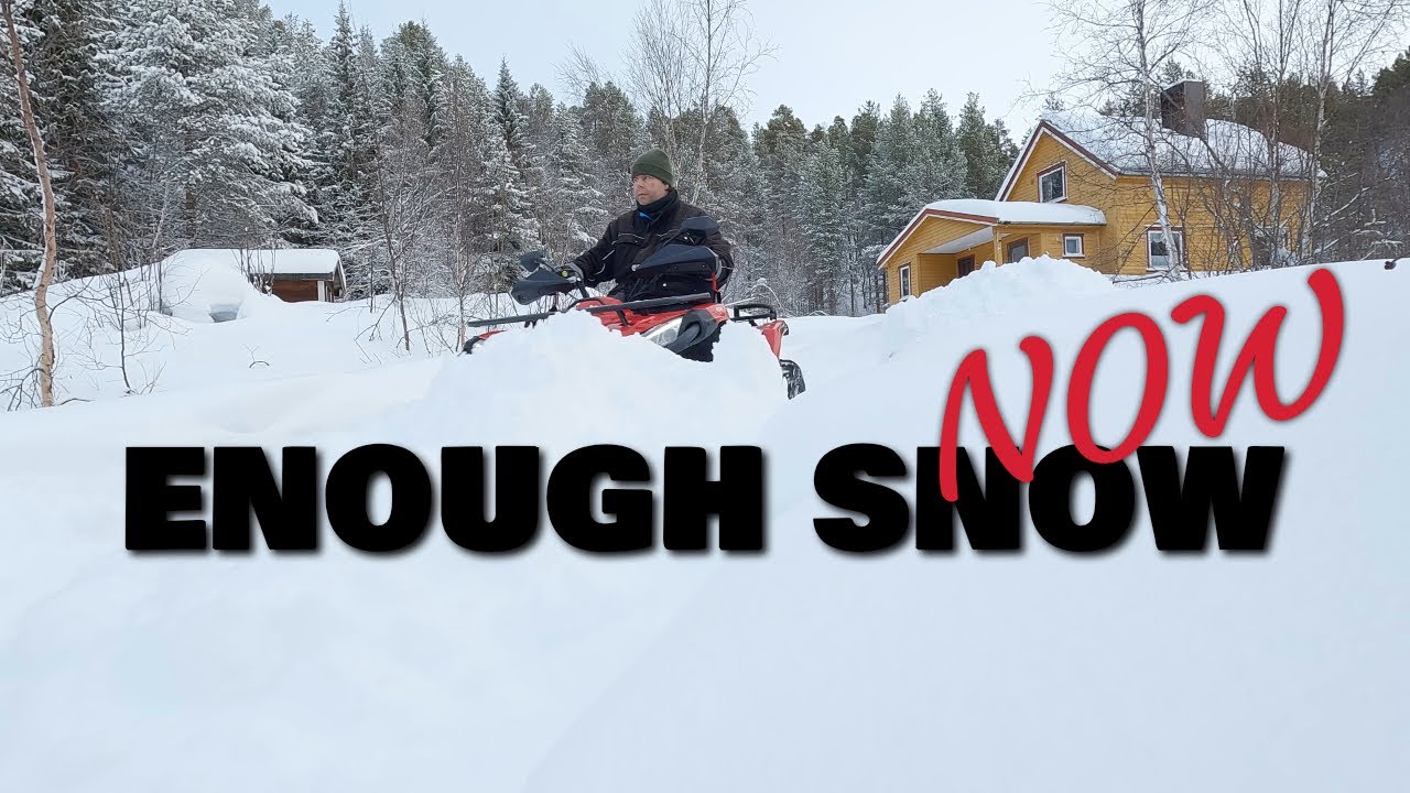 ATV SNOW PLOWING ❄️CFORCE 520 L 2022