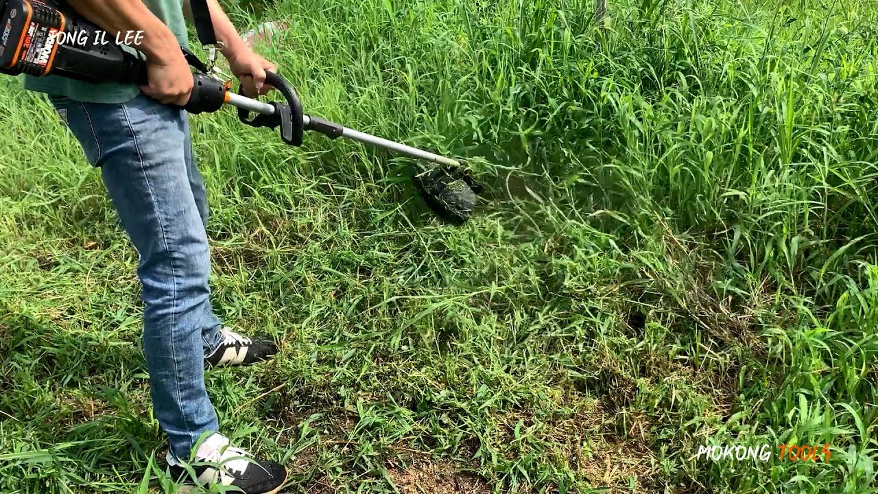 Unpacking Worx Nitro 40V Brush Cutter WG186E.92 Attachment-Capable Driveshare String Trimmer