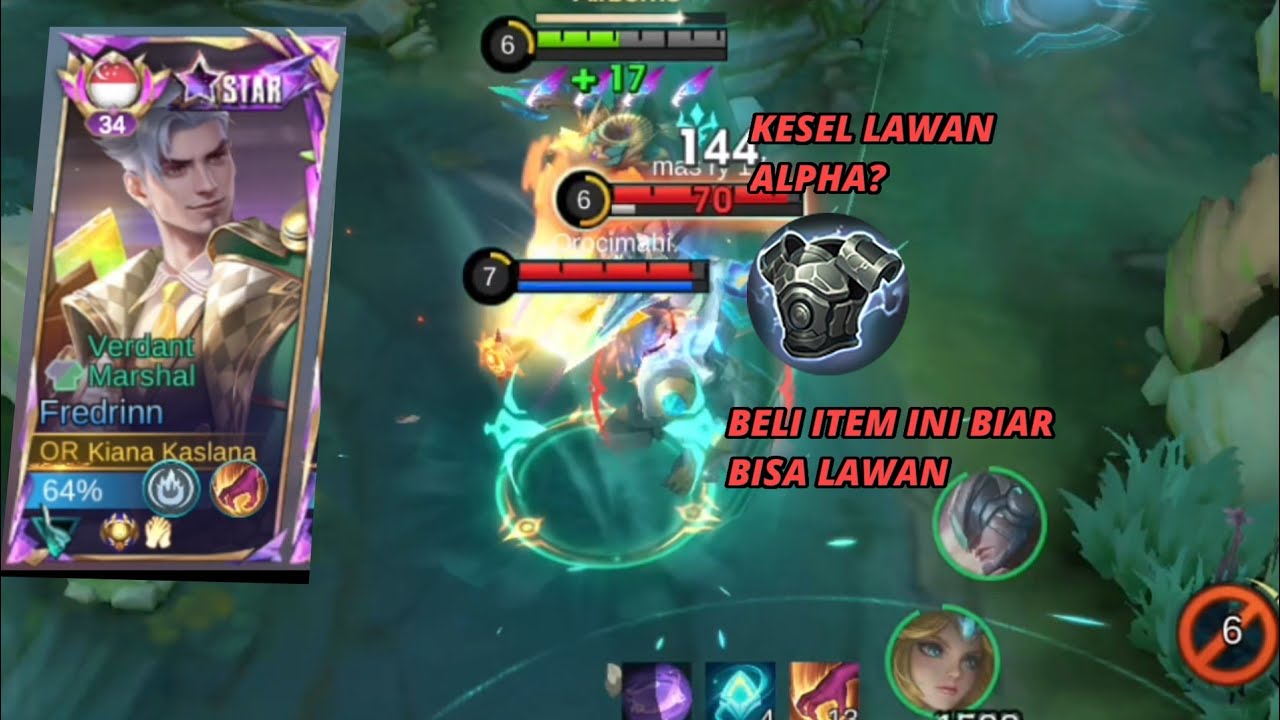 cara lawan alpha pake fredrin di rank atas