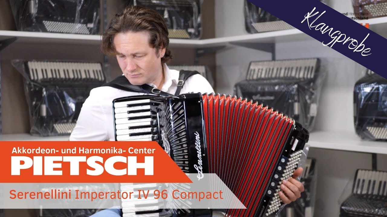 Akkordeon - Serenellini Imperator IV 96 Compact - Klangprobe
