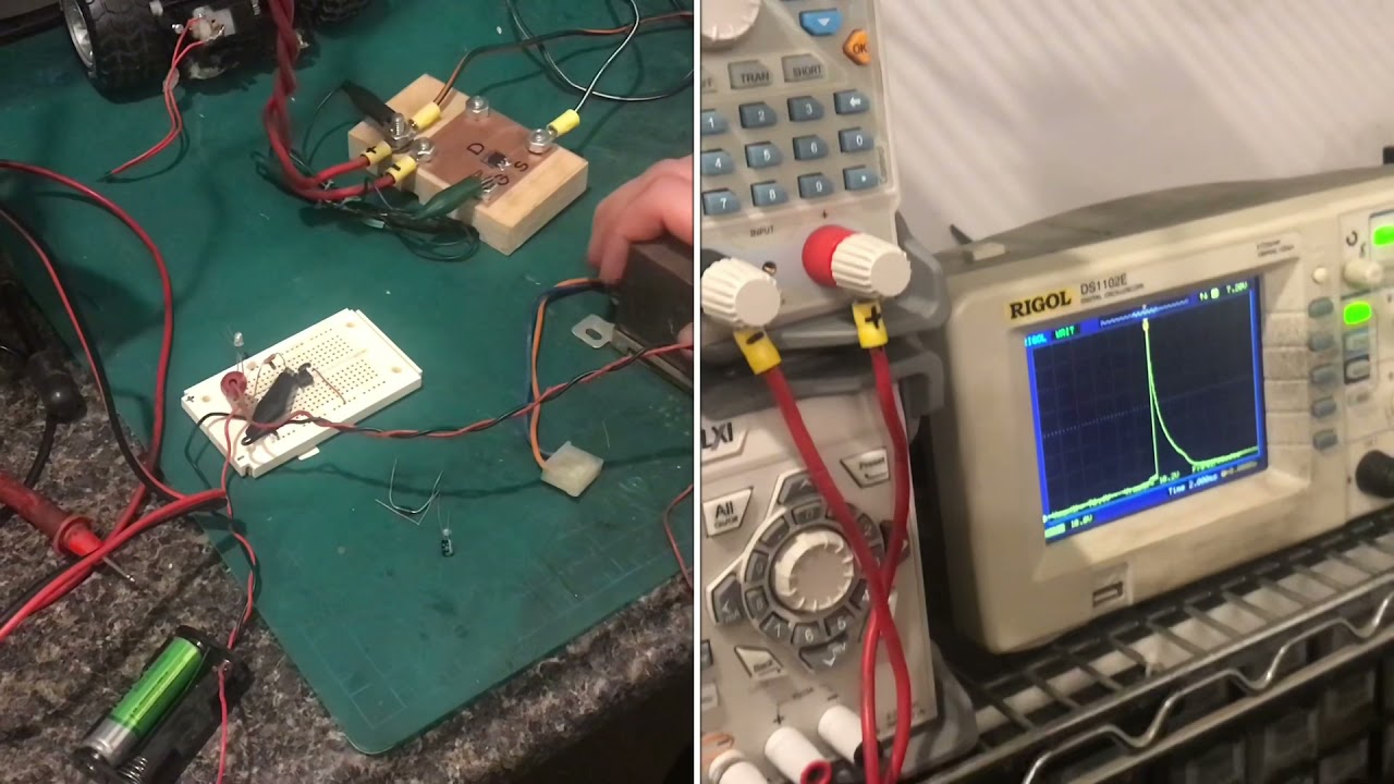 demonstrating INDUCTIVE &ldquo;voltage spikes&rdquo; (using a transformer)