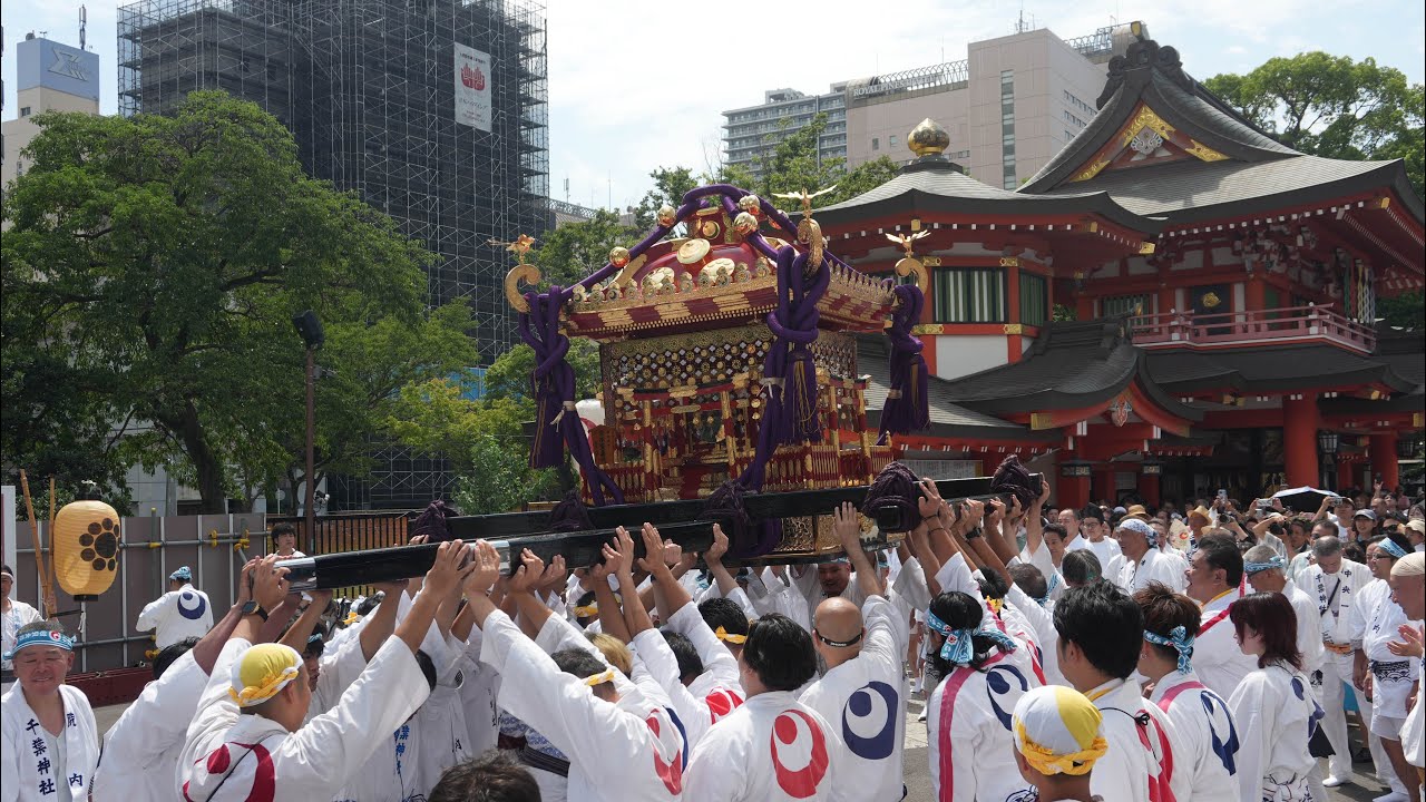 令和7年　千葉神社妙見大祭　神輿発御