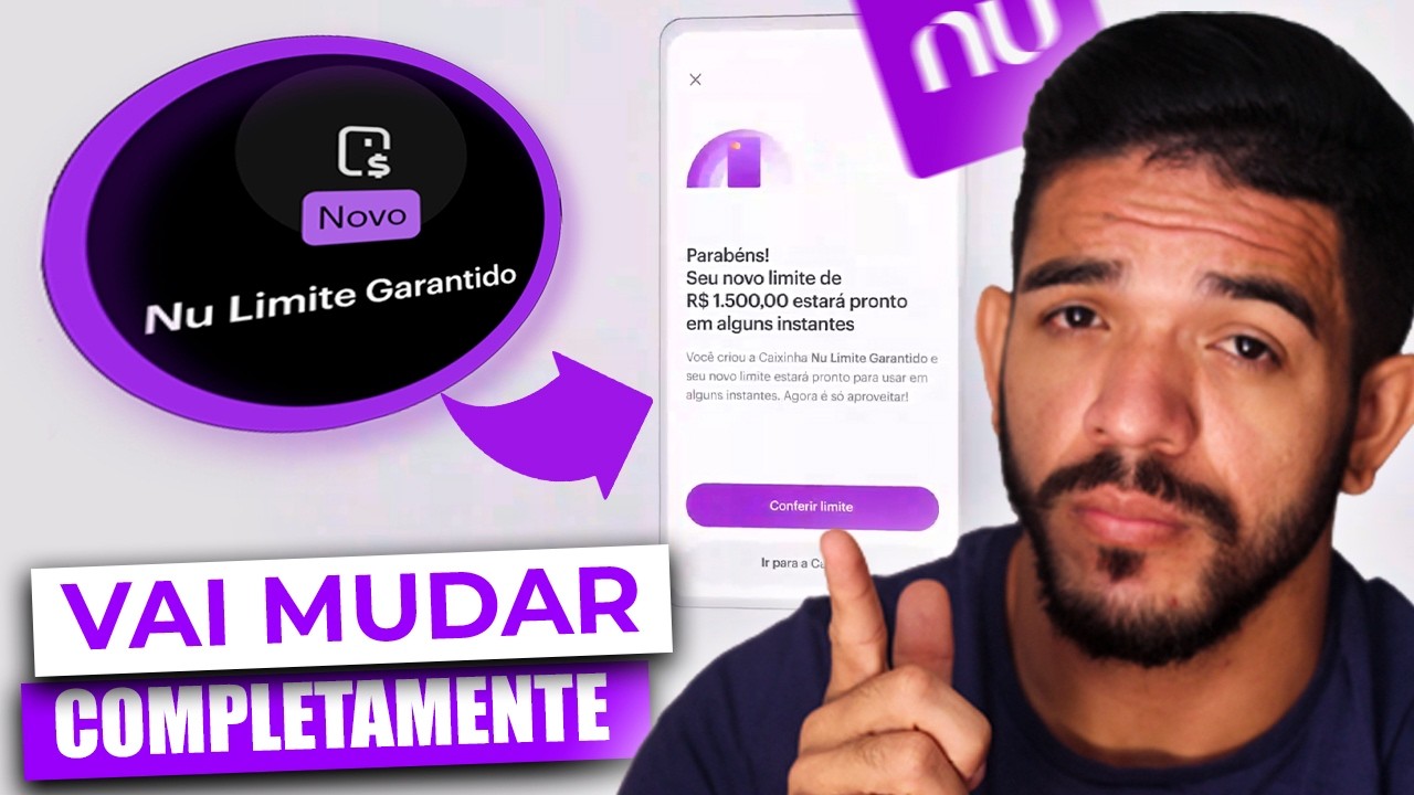 NOVA FORMA DE AUMENTAR O LIMITE DO CART&Atilde;O NUBANK | O Nu Limite Garantido vai mudar completamente