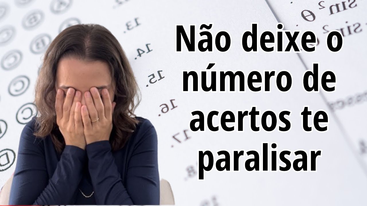 Como não se abalar com o número de acertos no simulado