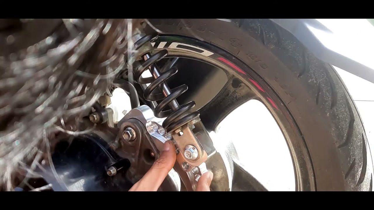 Paano mag loward ng stock rear shock Mio I125, Mio Sporty etc.