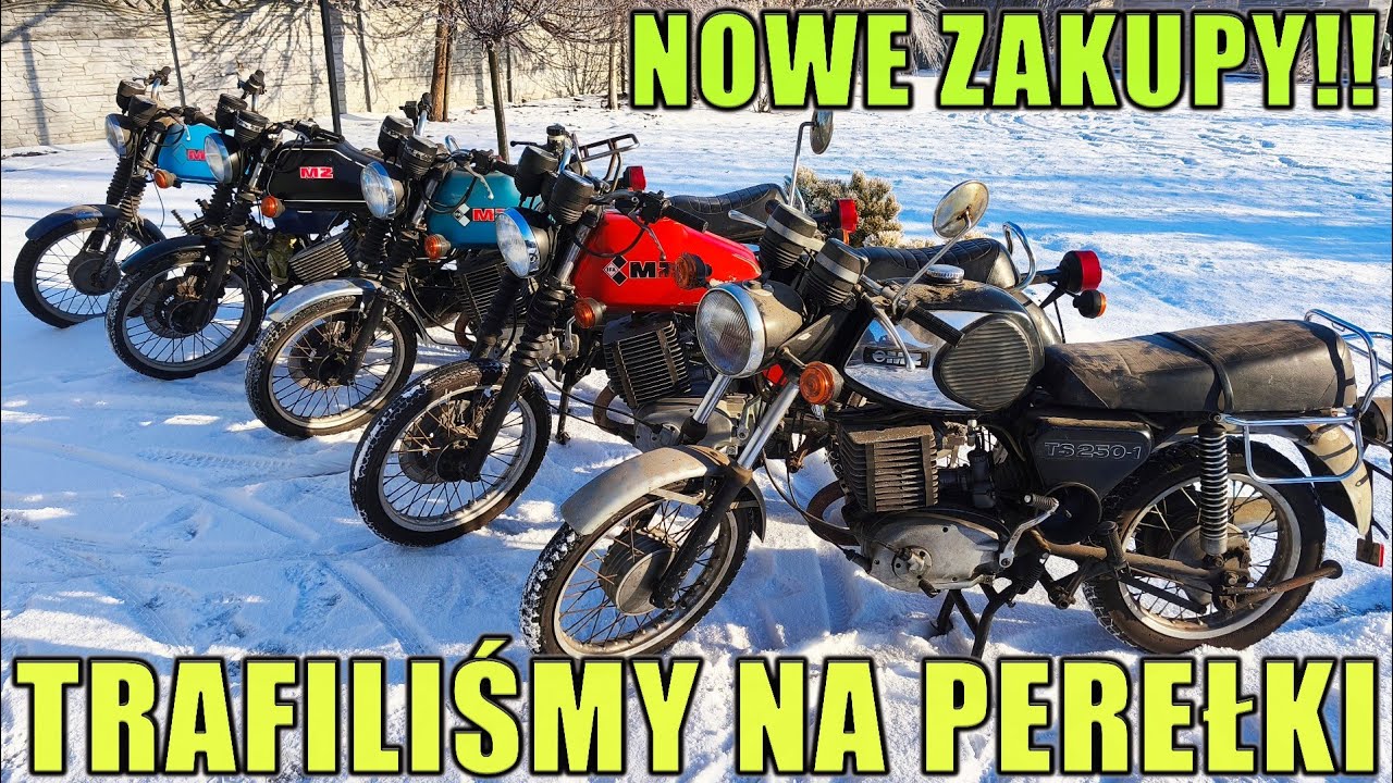 Nowe ZAKUPY z NIEMIEC 😃😃 MZ ETZ 250 i MZ TS 250/1 Neckermann 😁😁 