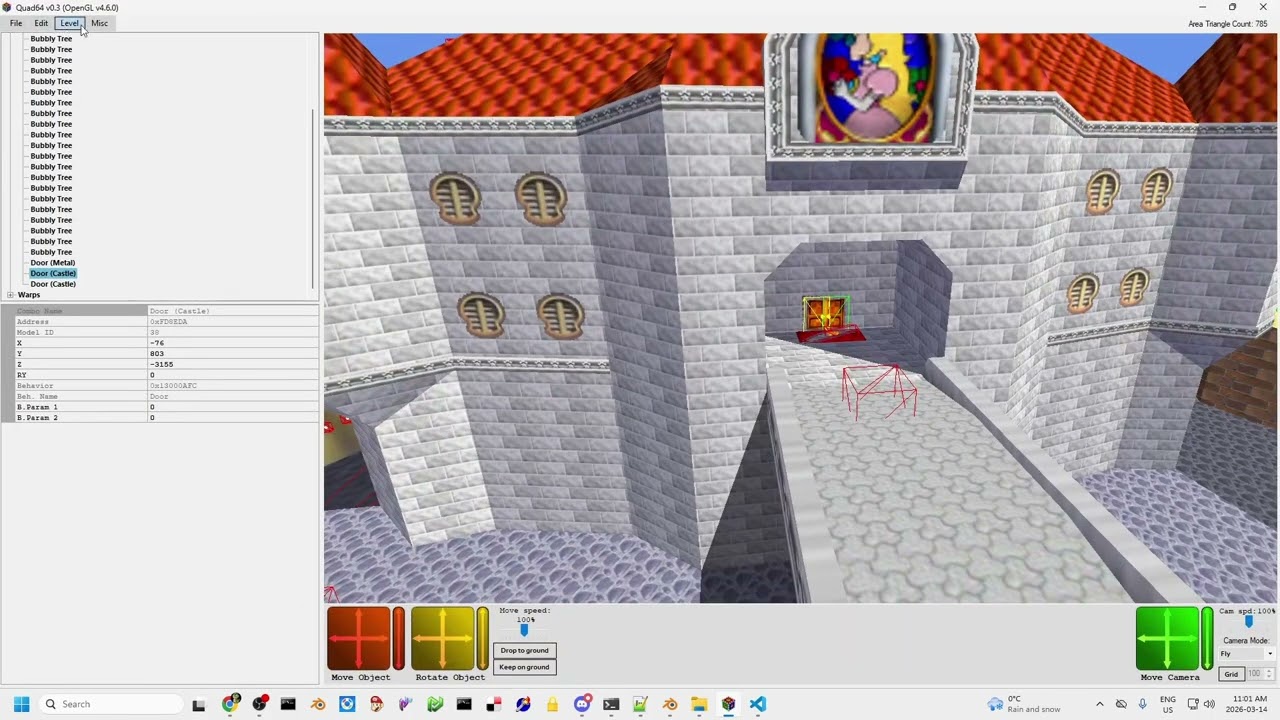 Doors might be the least efficient object in Mario 64