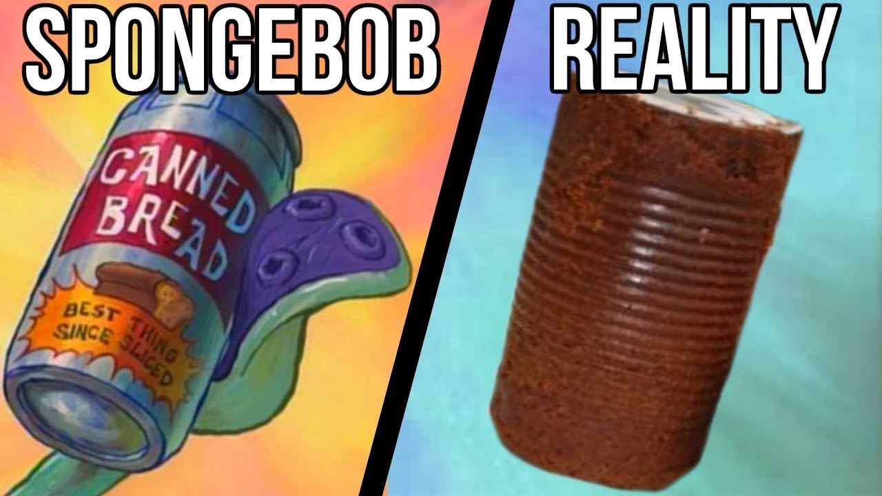 Trying CANNED BREAD from Spongebob!