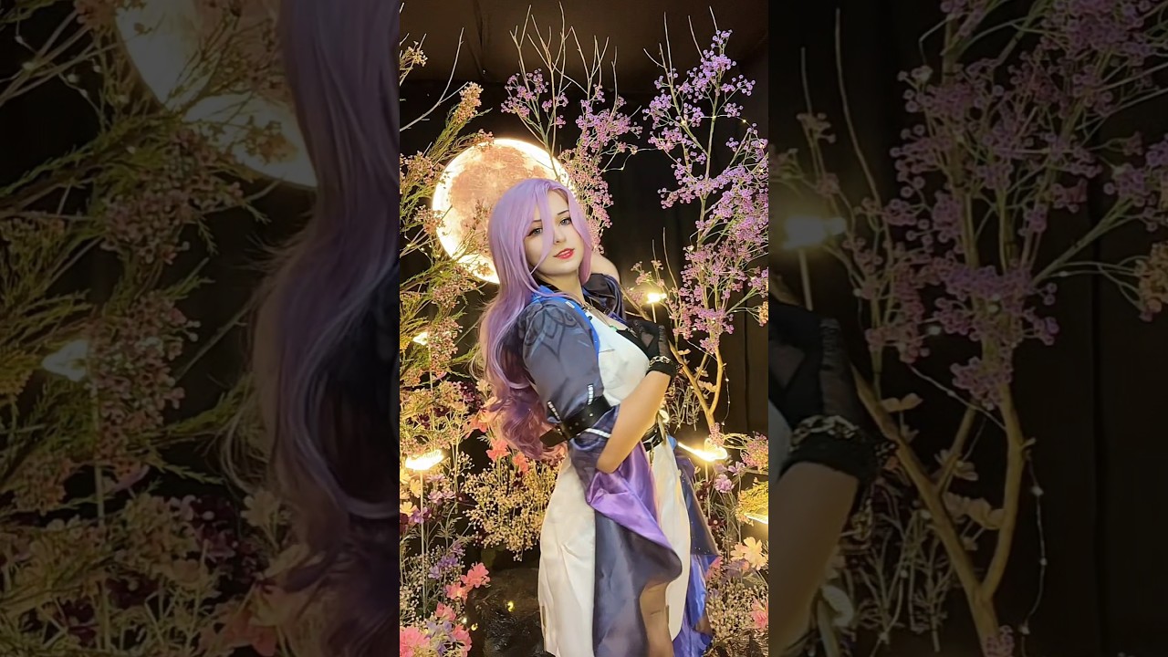 One more cosplay transition to Jade from HonkaiStarRail 💜 