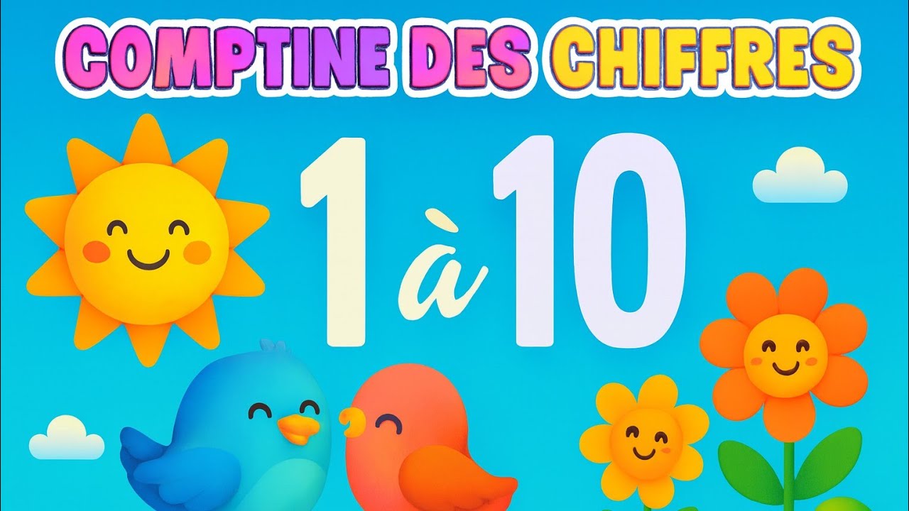 Comptine des chiffres - Comptines pour bébé - Lili Channel