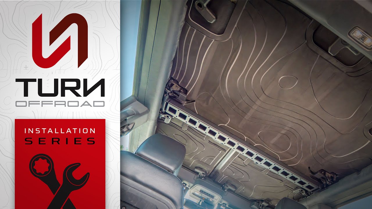 Комплект обивки потолка Ford Bronco 2021+ от TURN Offroad — руководство по установке на хардтоп O...
