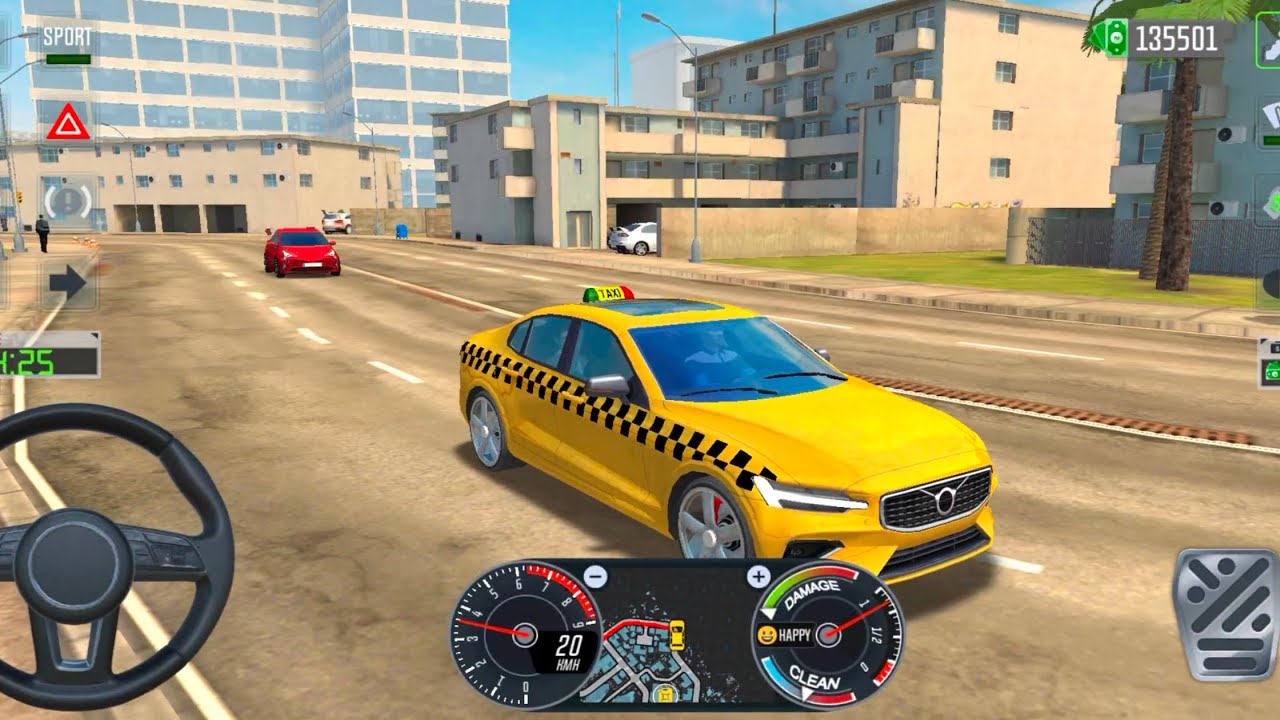 Taxi Car Simulator Evo Volvo Car Gameplay 🎮 OviLex