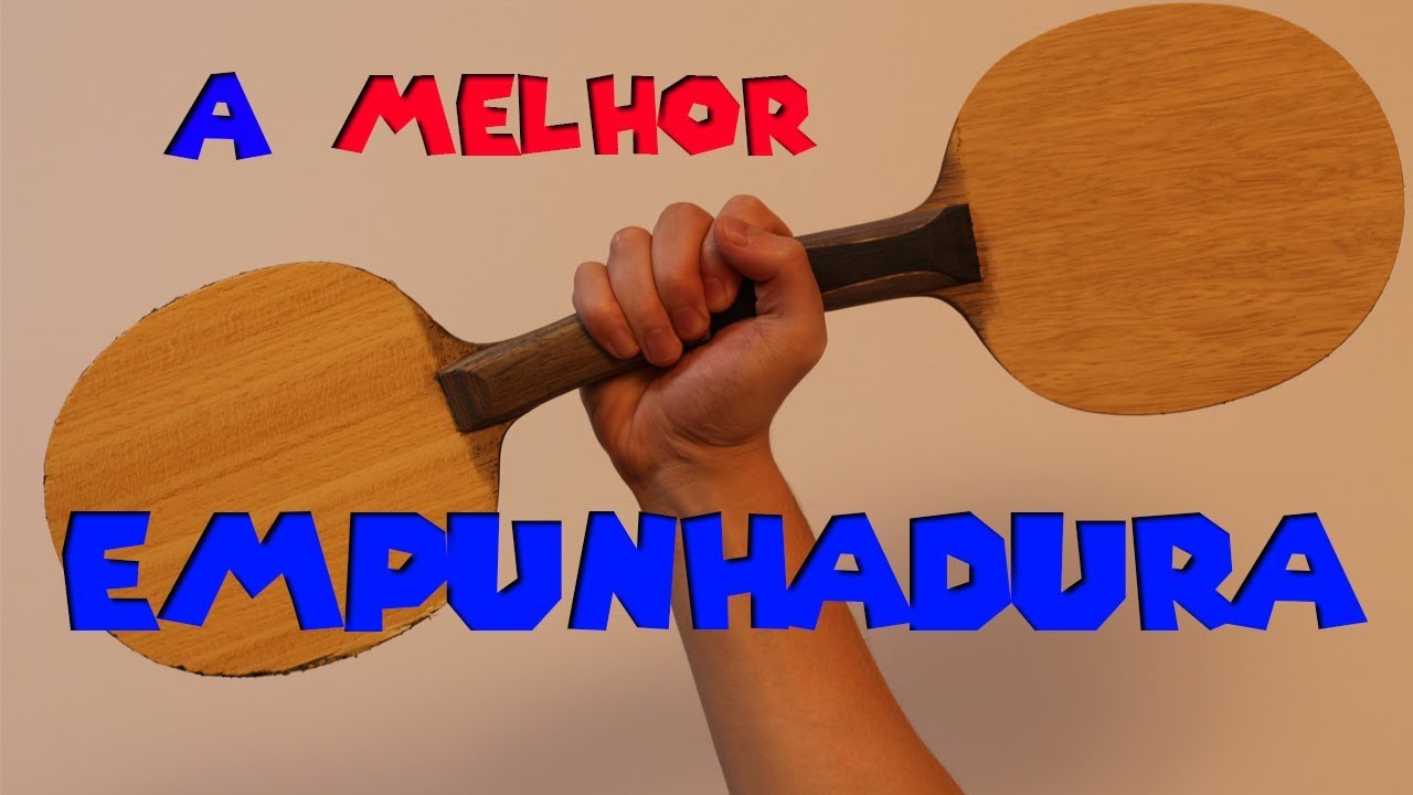 COMO SEGURAR UMA RAQUETE DE TÊNIS DE MESA