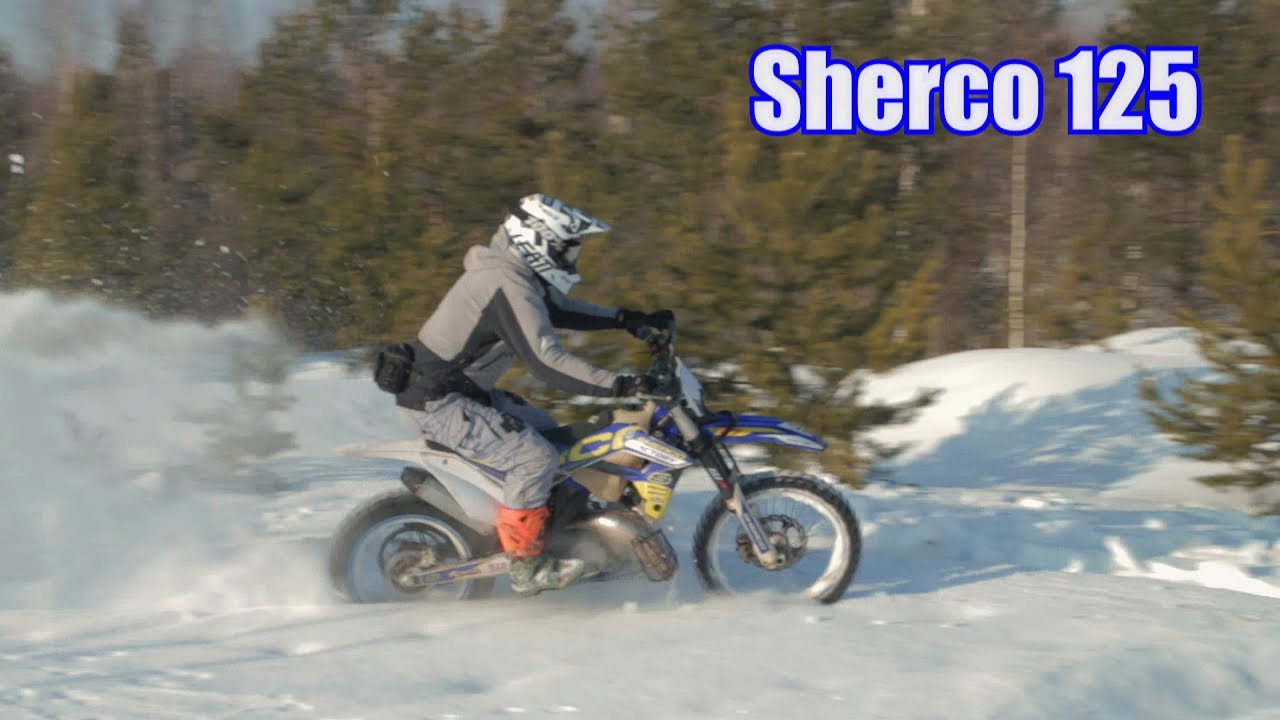 Sherco 125 SE R winter action