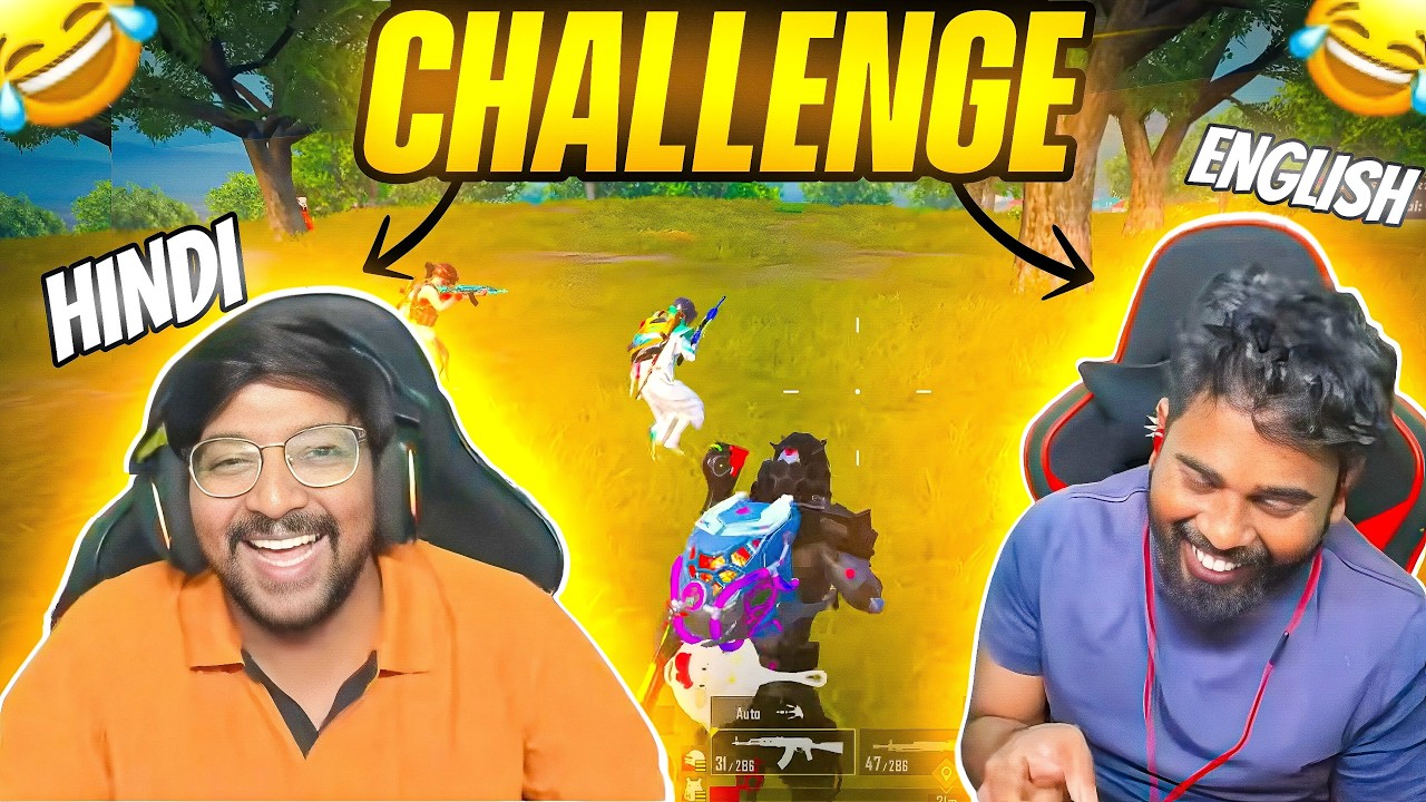 Hindi & English Challenge 🤣 | 1000% Entertainment 😂 | #warriorislive #highlights