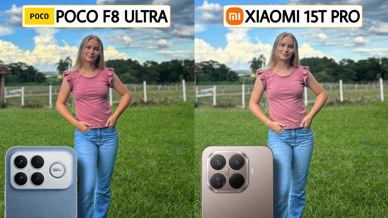 Сравнение камер Poco F8 Ultra и Xiaomi 15T Pro