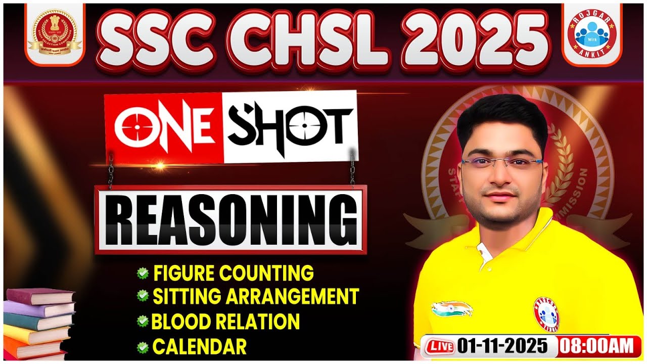 SSC CHSL Reasoning Classes 2025 | SSC CHSL Reasoning One Shot #3 | Reasoning By Shobhit Sir