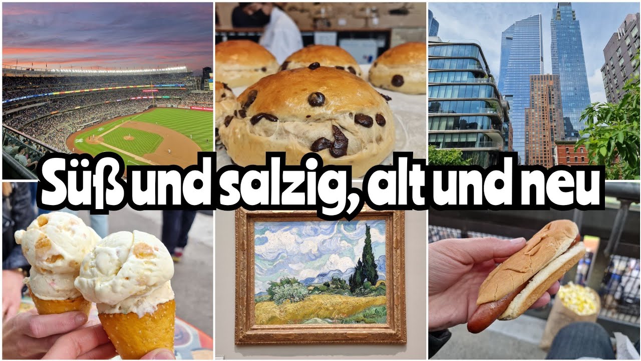 New York Reisevlog 4/5 - Das beste Eis, Yankees Hot Dogs, Geheimtipp, Bagels & Kunst