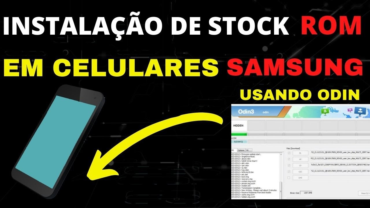 Instalação de Stock Rom em celulares samsung  (2022)
