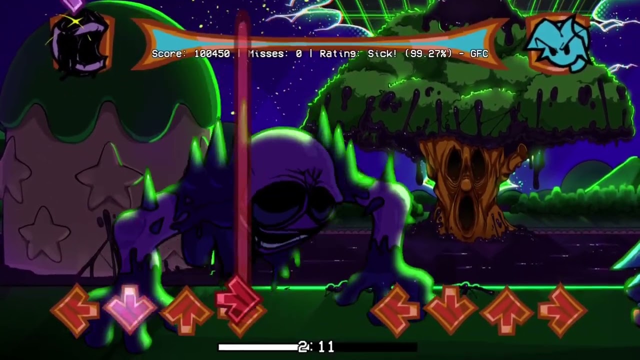 FNF: Funkin’ Traumatized V1: Dreadful Stars - Nerve Agent (composed by Sturm) (FC)