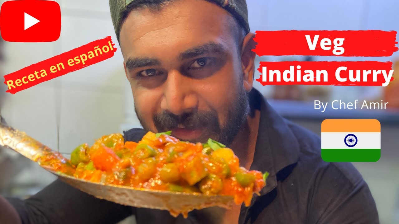 *El mejor CURRY #VEGANO de la INDIA por CHEF AMIR*