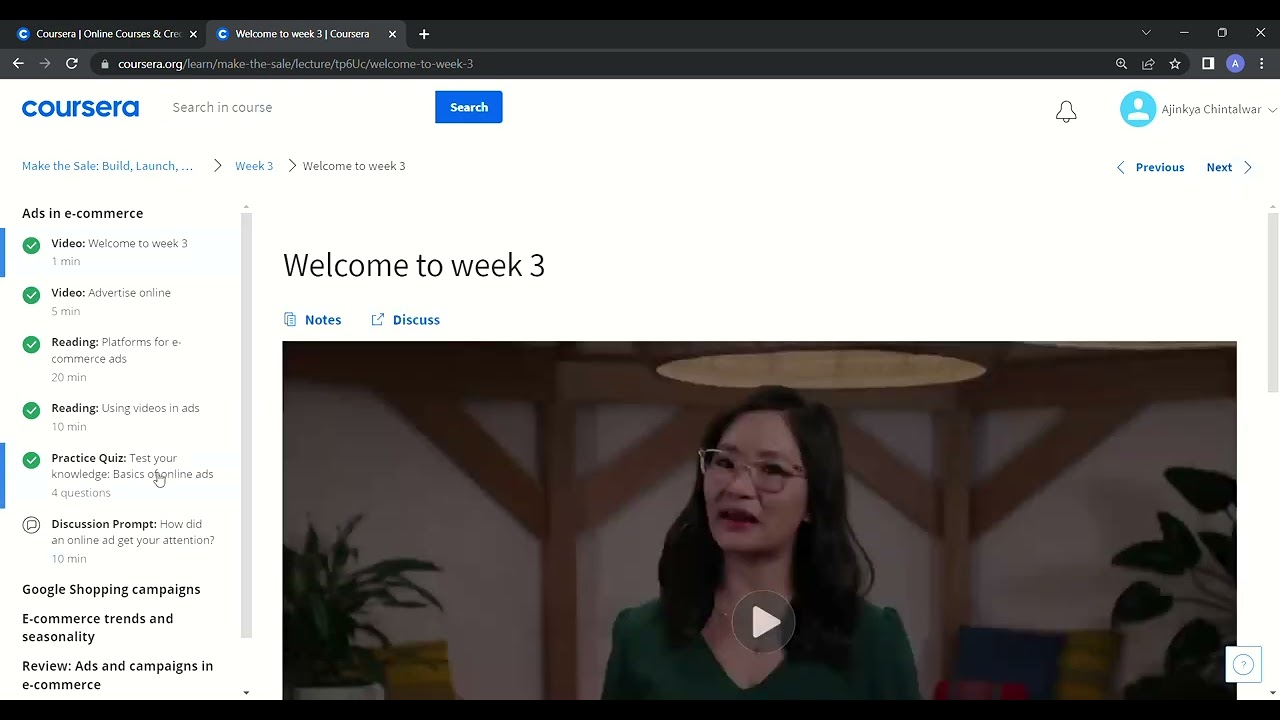 coursera Digital marketing Quiz answers |Make the Sale Build|Launch,& Manage E-commerce Stores