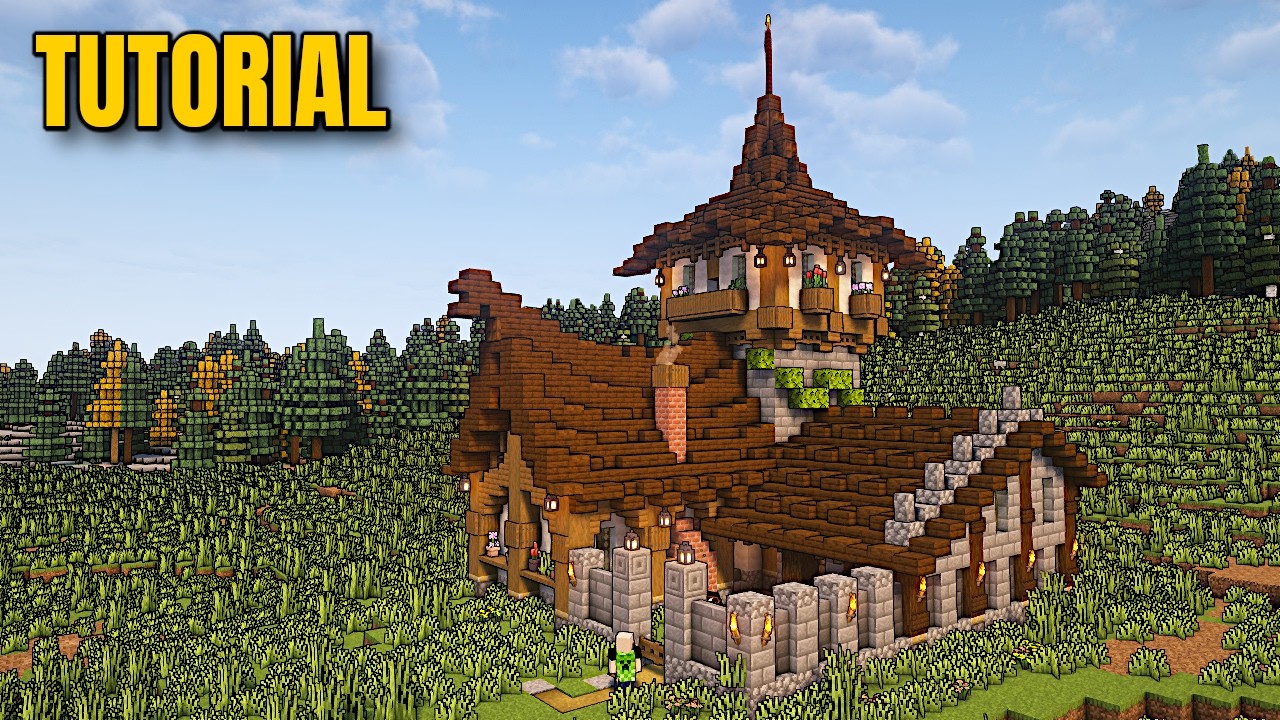 Cozy House / Starter Base - Minecraft Tutorial - Easy