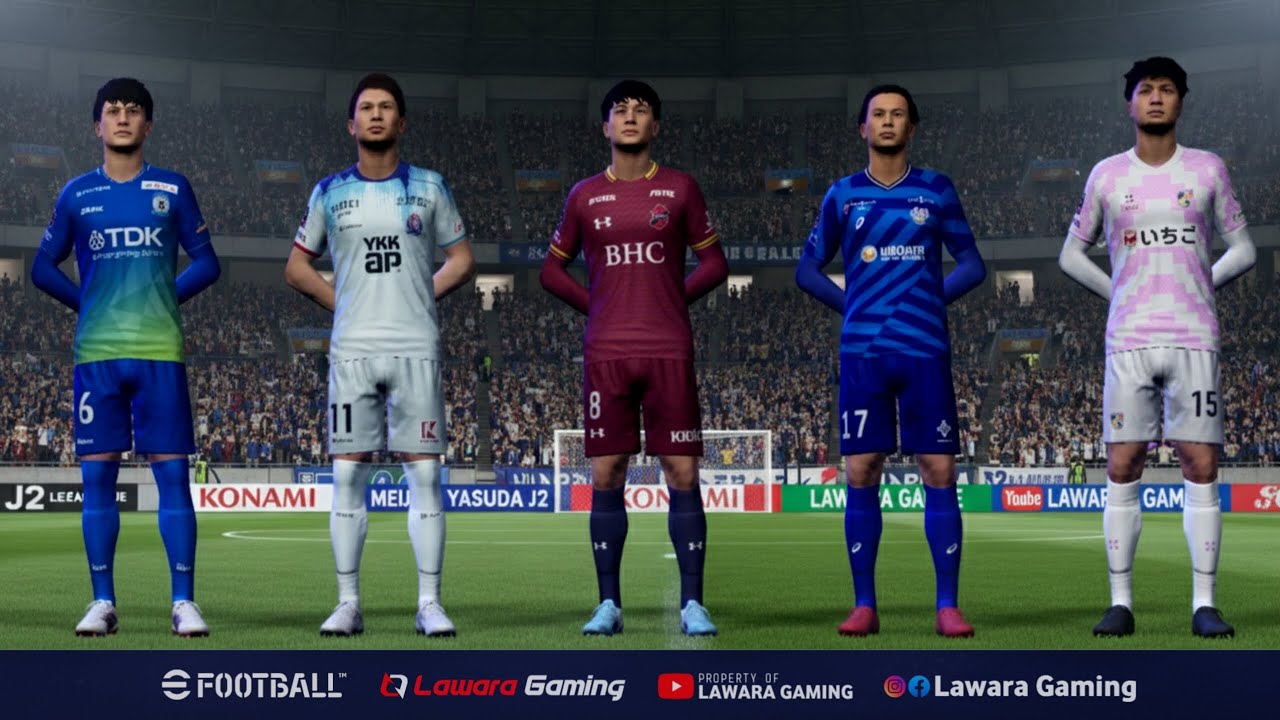 New update jersey eFootball 2026 V5.3.0🔥 MEIJI YASUDA J2 LEAGUE