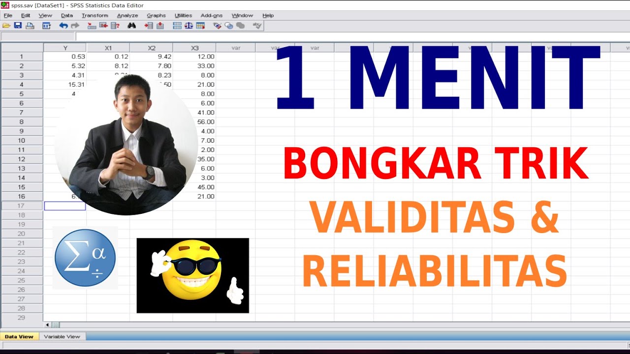 Bongkar Trik Validitas dan Reliabilitas, 1 Menit
