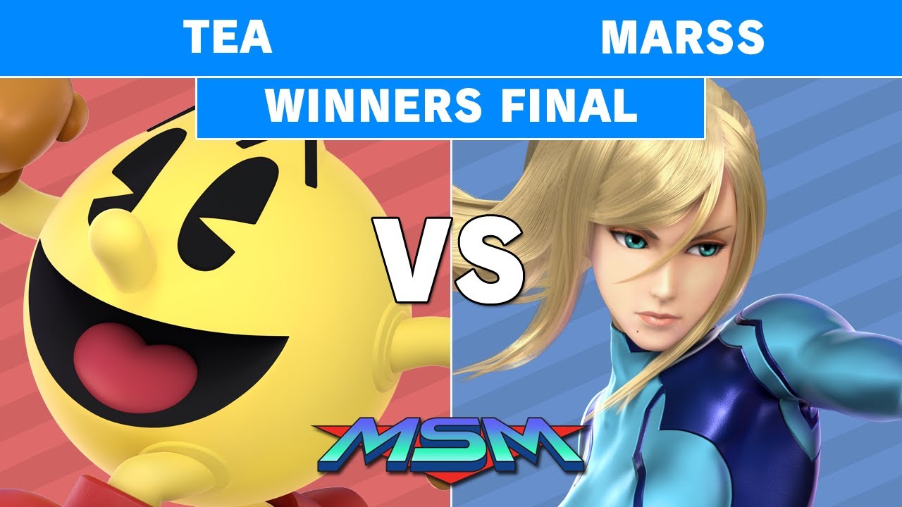 MSM 185 Tea (Pacman) vs PG | Marss (Zero Suit Samus) Winners Final - Smash Ultimate