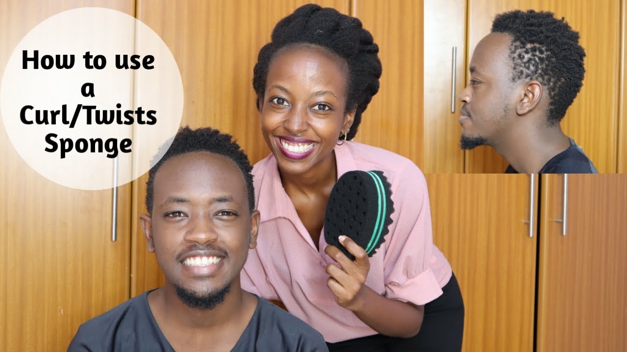 How to use a Curl/Twists Sponge on Long ish Natural Hair |Fiona Kemi