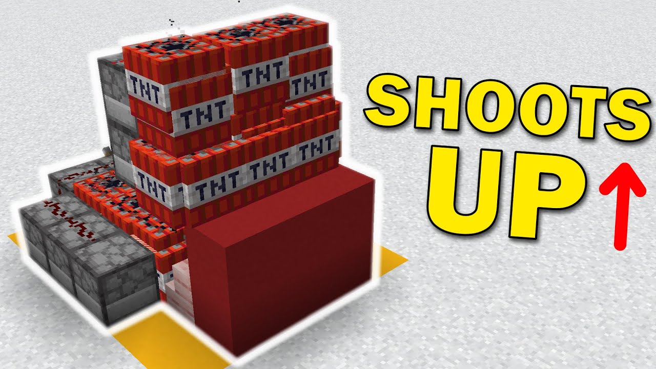How to make SKY TNT Cannons/Mortars in Minecraft