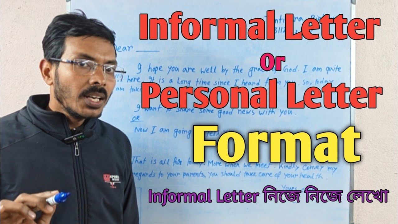 Informal Letter Writing for WBBSE | Informal Letter Common Lines | Madhyamik English Informal Letter