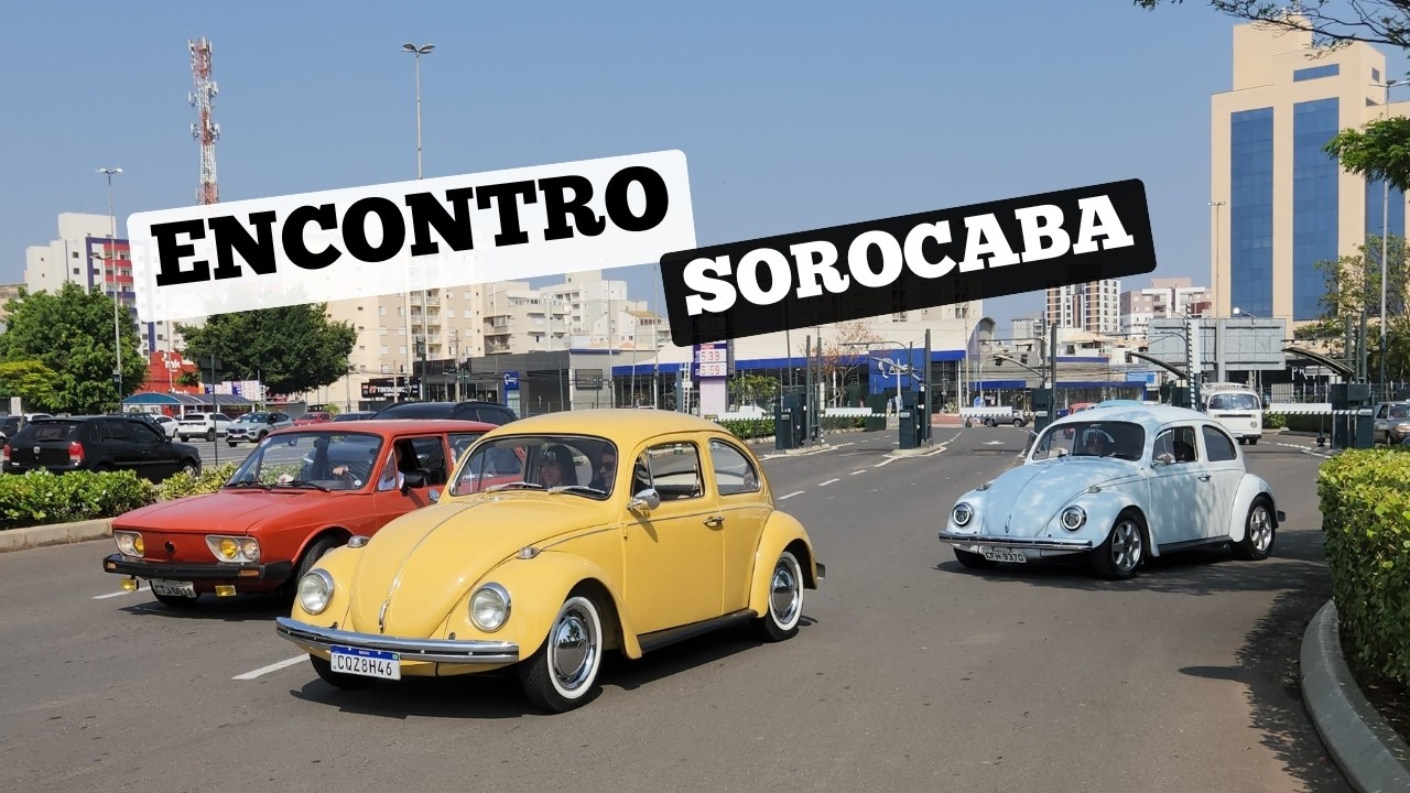 Fuscas CONQUISTAM Sorocaba em 2024 - O Maior Encontro de Carros Clássicos!