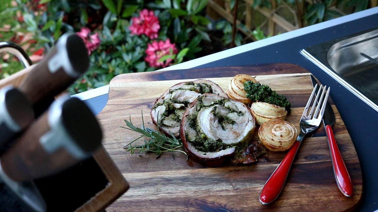Gerolltes Chimichurri Sparerib