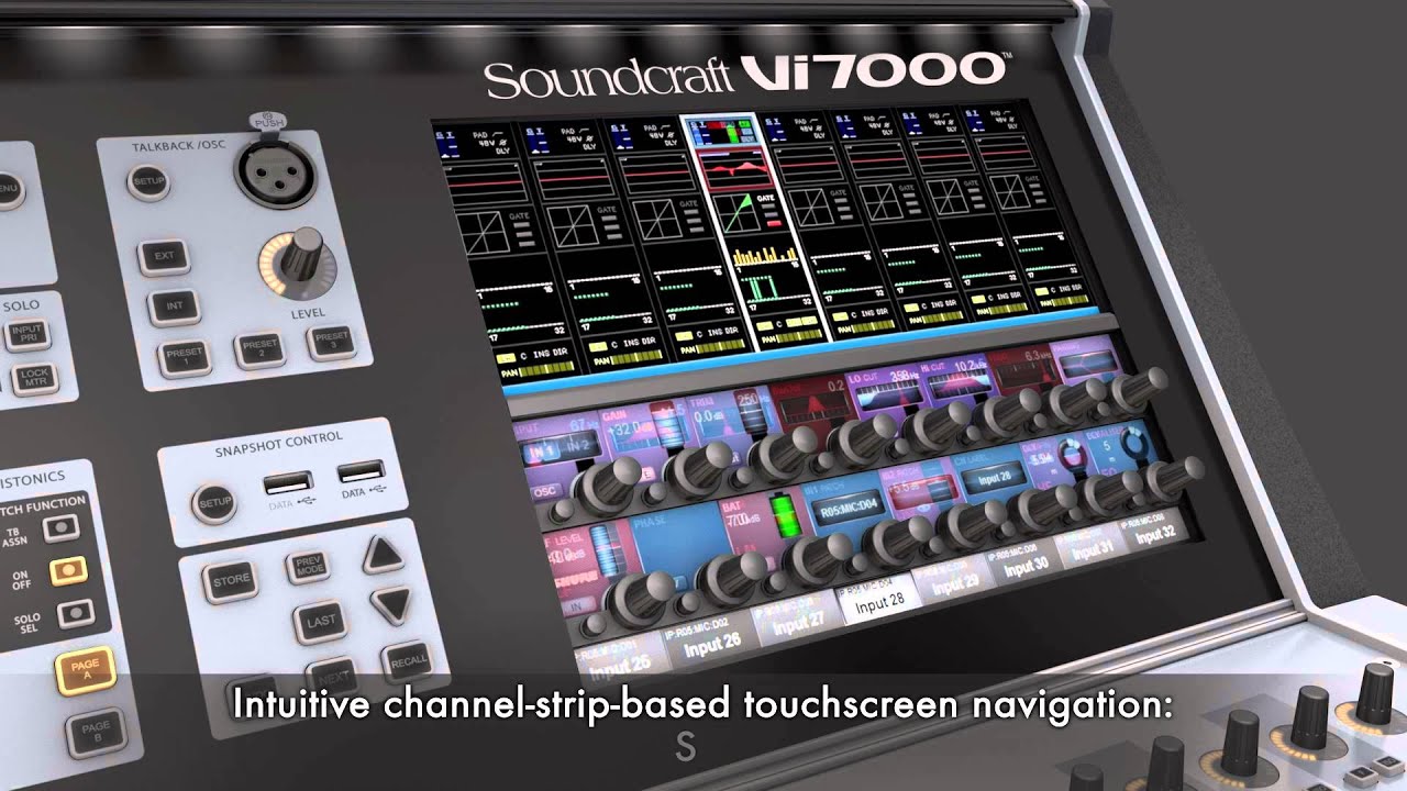 Soundcraft Vi5000/Vi7000 Overview
