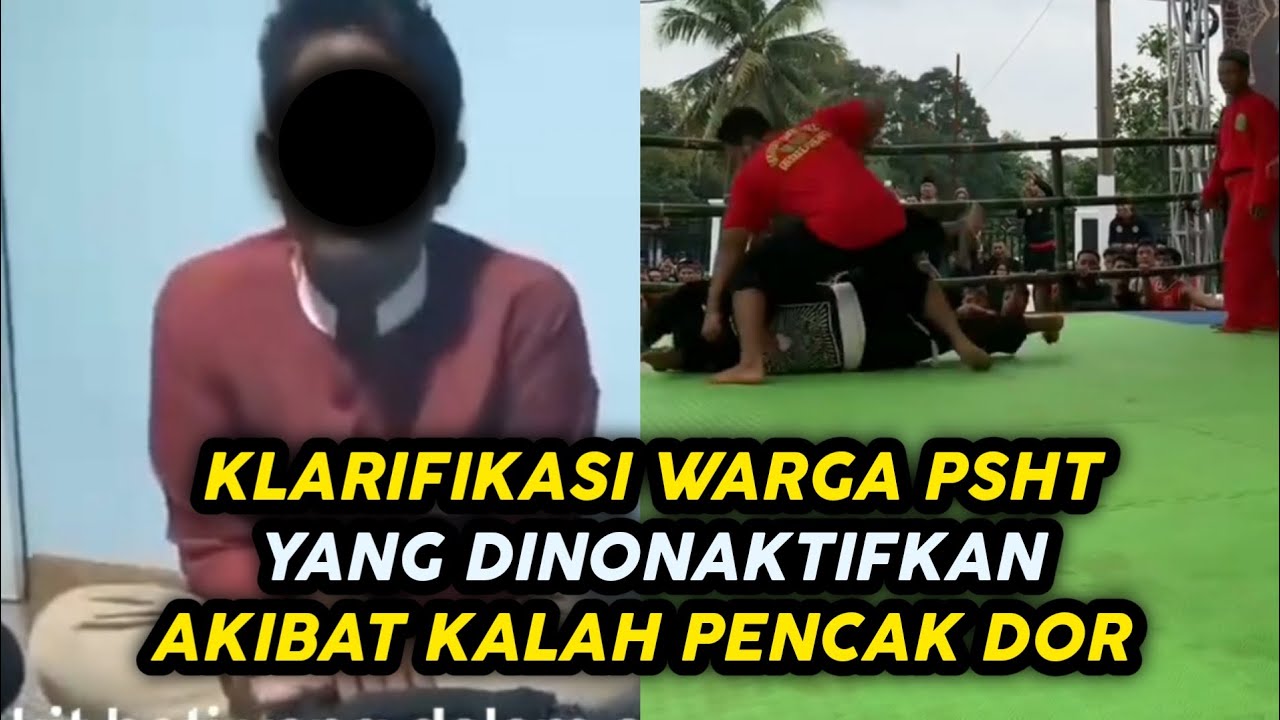 Klarifikasi Warga PSHT yang dinonaktifkan akibat kalah di Pencak Dor Lampung #psht #pencakdor