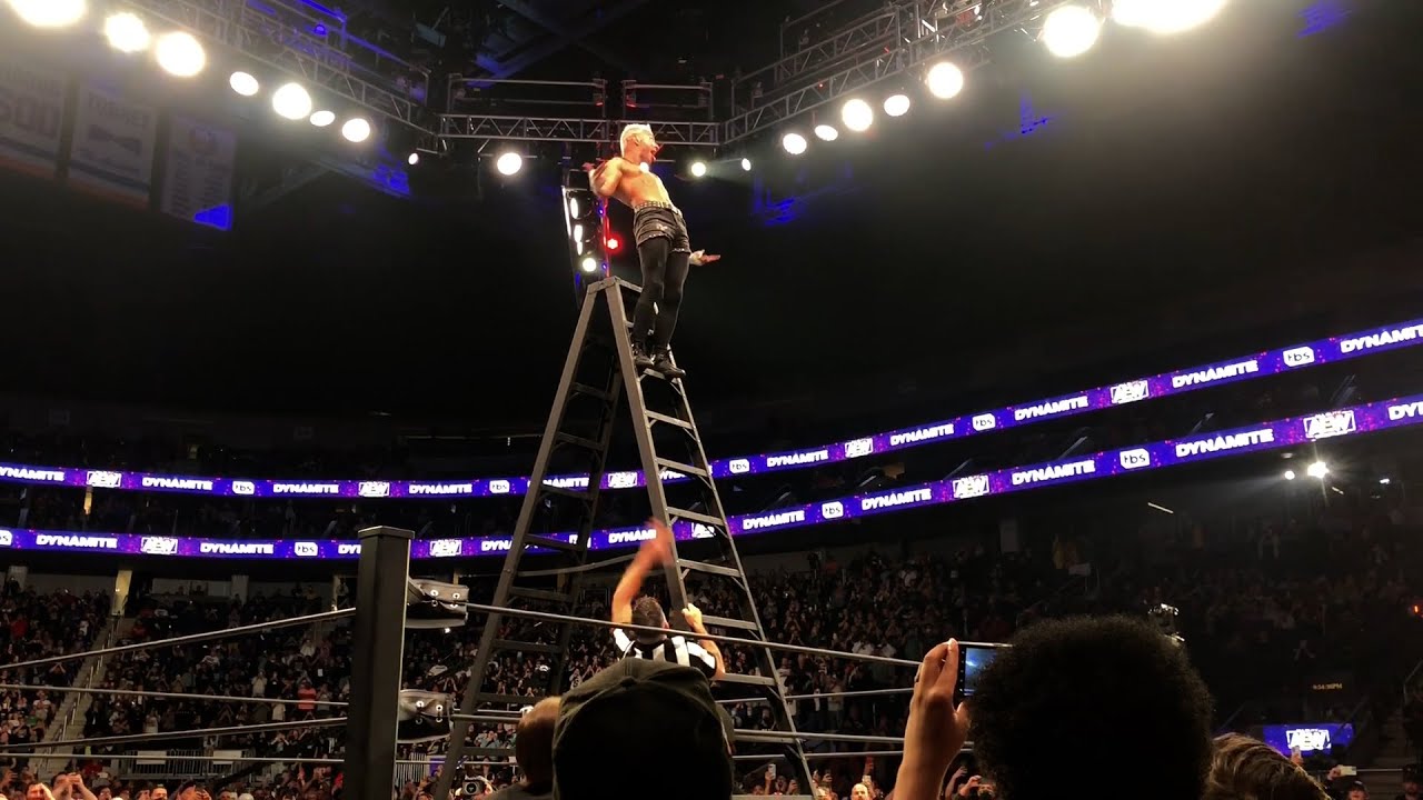 Fancam: Darby Allin vs Jeff Hardy AEW Dynamite 5.11.22 UBS Arena Long Island NY Owen Hart Cup Sting