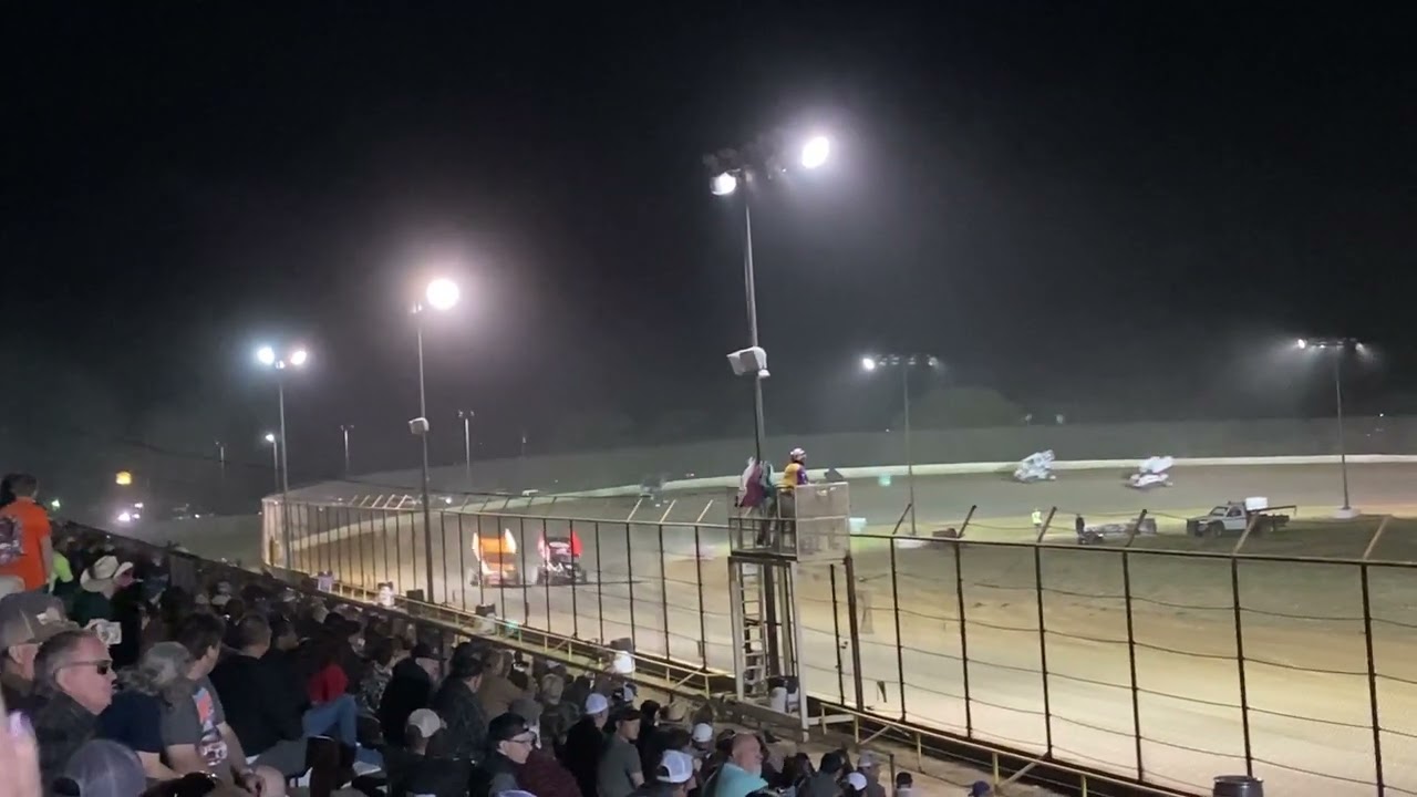 Trey Burke Racing Cotton Bowl Speedway 305 Win From Starting Last 03.25.23