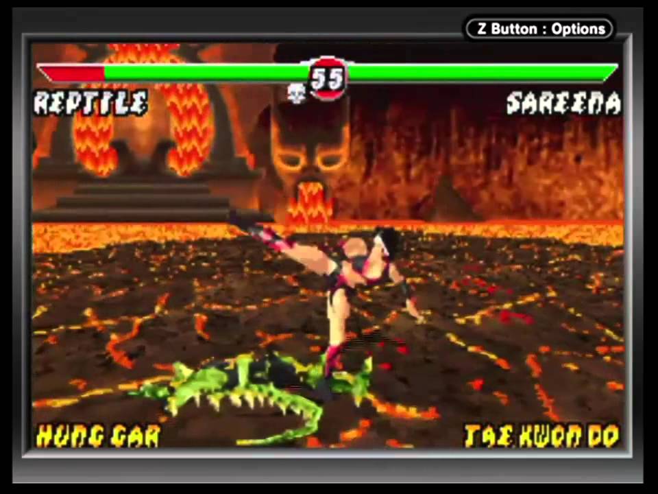 Mortal Kombat: Tournament Edition (Game Boy Advance) Arcade as Reptile