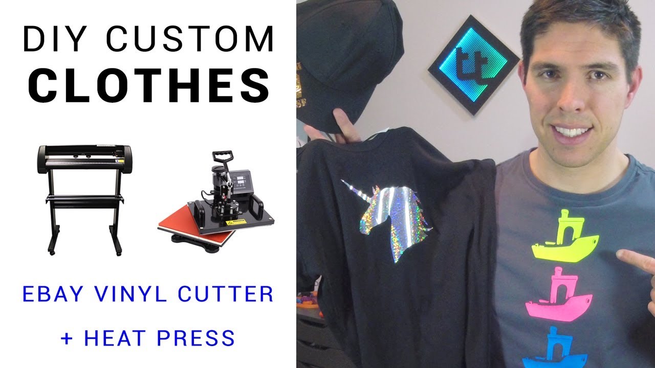 How to make custom clothing - Cheap eBay vinyl cutter and heat press