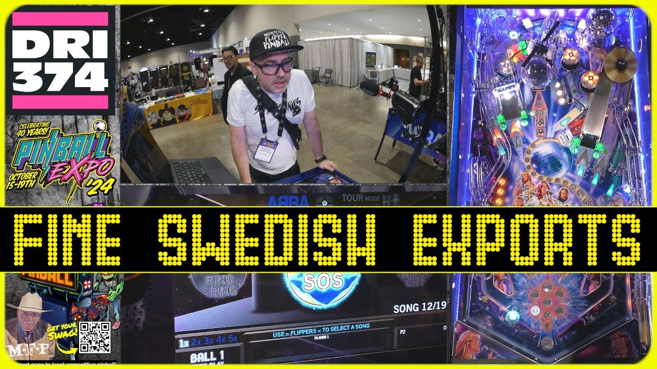 Pinball Brothers ABBA: Getting a game in plus bonus talent! Recorded at Pinball Expo 2024.