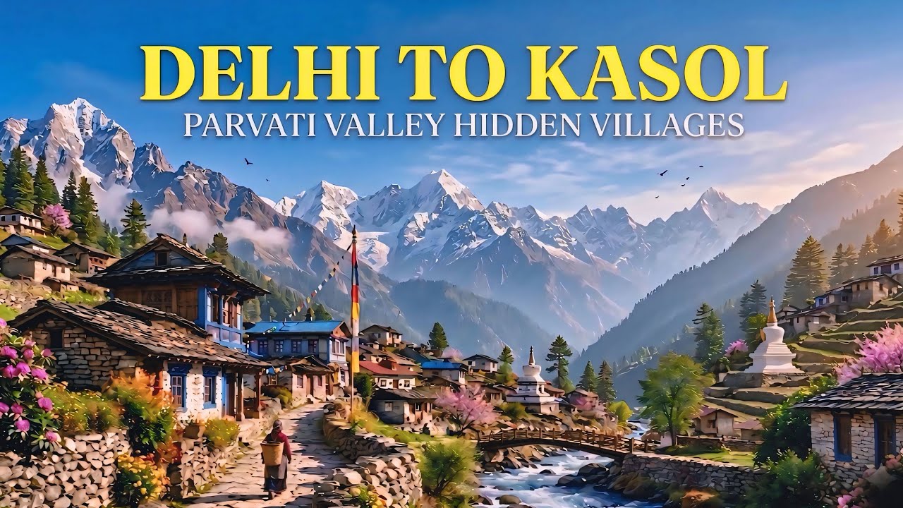 Delhi To Parvati Valley | 4 Hidden Villages Near Kasol | Complete Travel Guide 