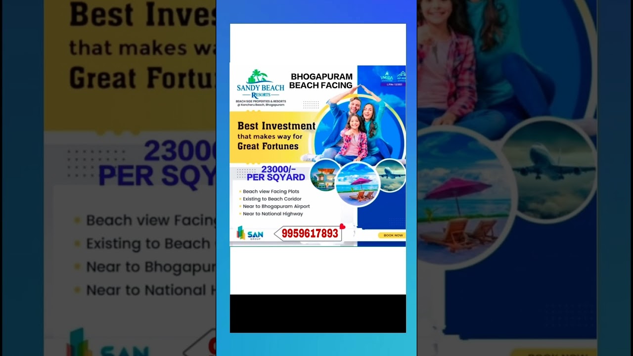 9959617893 || 23,000/- || Beach View Plots For Sale || Bhogapuram || Vizag Offers