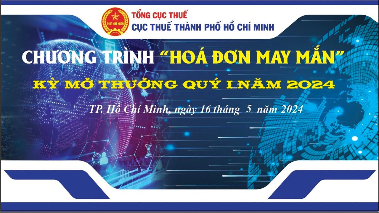 Chương trình “Hoá đơn may mắn” Quý I năm 2024