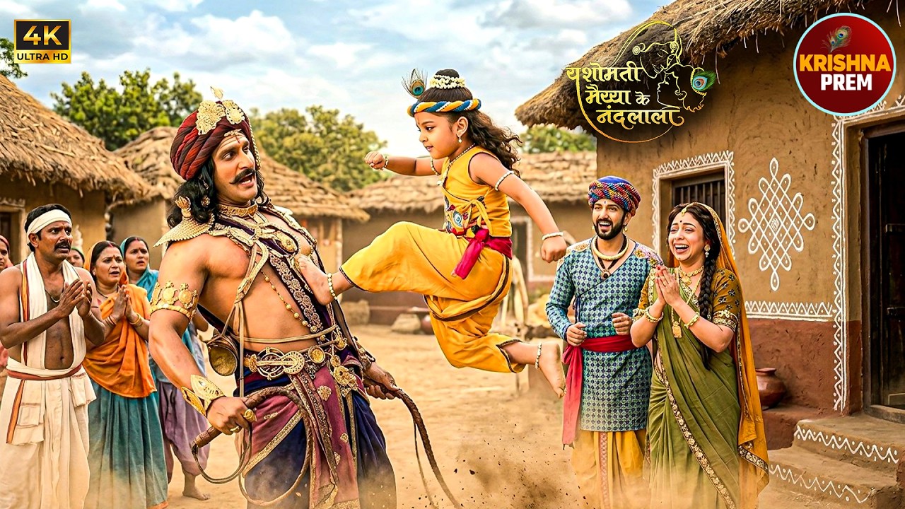 कंस ने किया गोकुल के साथ अन्याय, कान्हा ने सिखाया उसे शानदार सबक 🌟💞 | यशोमती मईया के नंदलाला