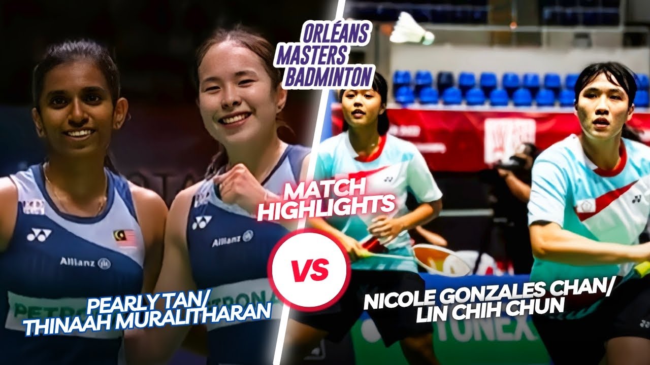 Incredible‼️‼️Tan/Muralitharan (MAS) vs Chan N.G/Lin C.C (TPE)‼️‼️Orleans Mastersa Badminton 2025