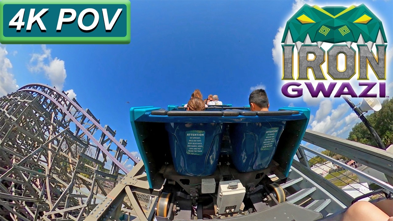 Iron Gwazi (4K Back Seat POV)- Busch Gardens Tampa, Tampa, FL