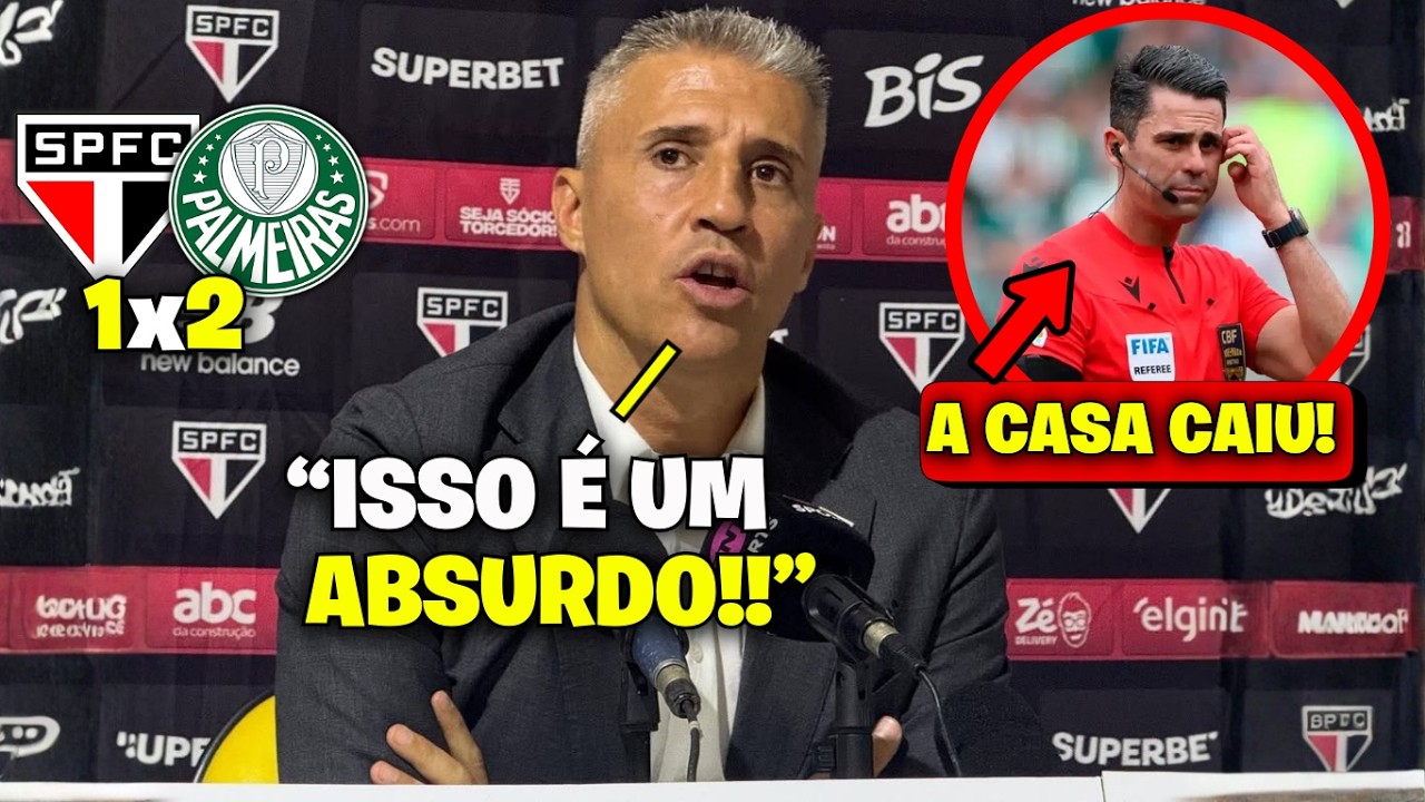 A CASA CAIU! CBF ABRE INVESTIGAÇÃO CONTRA ÁRBITRO DE SÃO PAULO X PALMEIRAS!